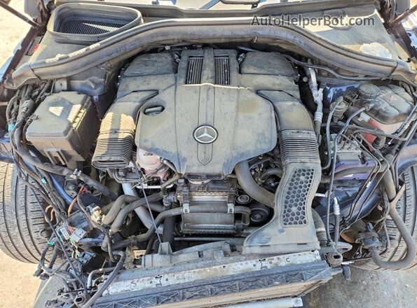 4JGDF6EEXKB208445 2019 MERCEDES-BENZ GLS Blue Вид підкапотного простору