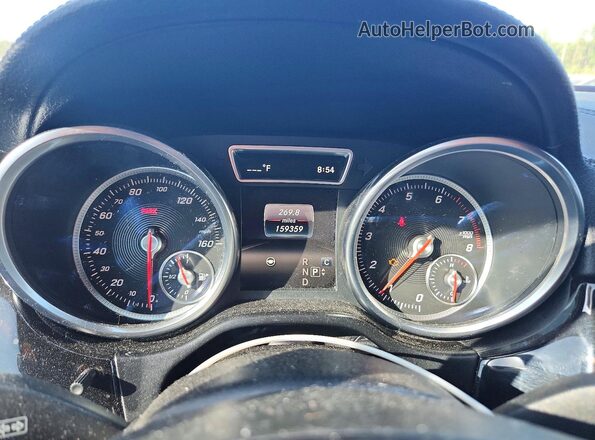 4JGDF7DE1HA845620 2017 MERCEDES-BENZ GLS Blue ხელსაწყოთა პანელის ხედი