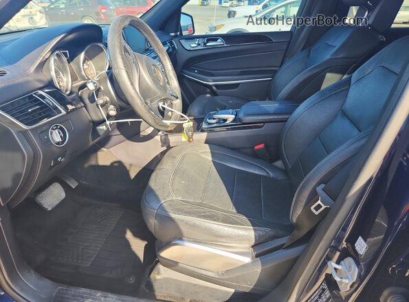 4JGDF7DE1HA845620 2017 MERCEDES-BENZ GLS Blue წინა სალონის ხედი