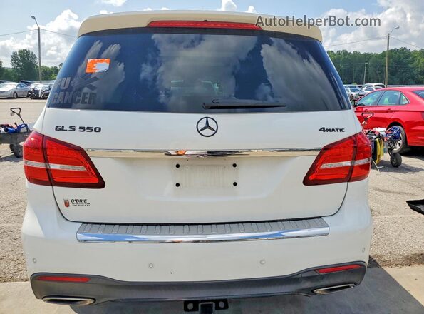 4JGDF7DE1JA997435 2018 MERCEDES-BENZ GLS White Rear view