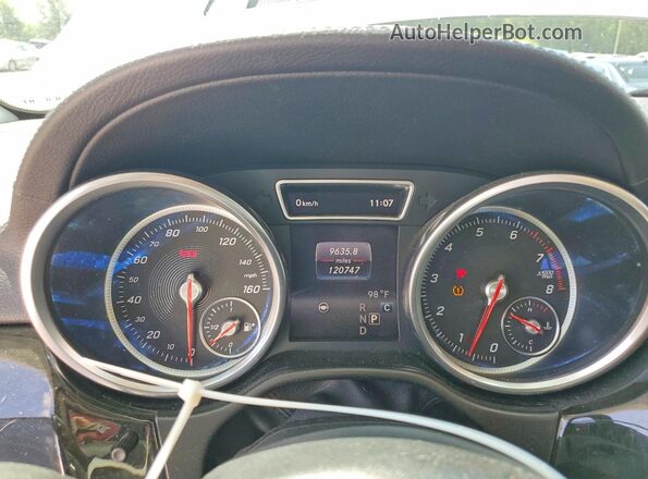 4JGDF7DE1JA997435 2018 MERCEDES-BENZ GLS White Instrument cluster view