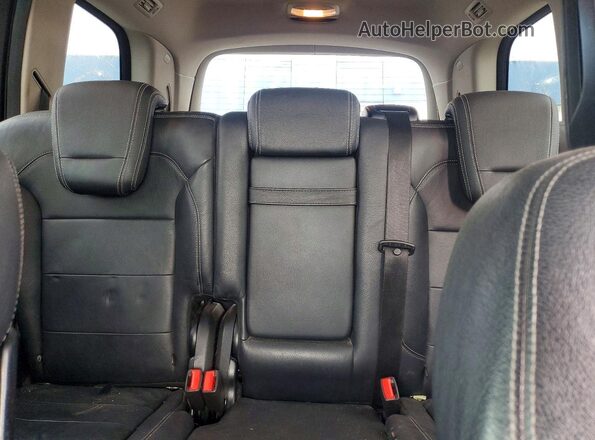 4JGDF7DE2GA664119 2016 MERCEDES-BENZ GL-CLASS Black უკანა სავარძლების ხედი