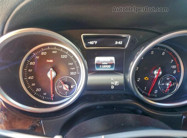 4JGDF7DE3HA754980 2017 MERCEDES-BENZ GLS White Instrument cluster view