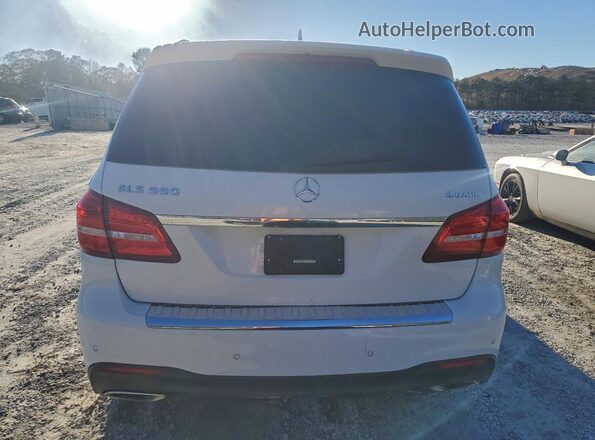 4JGDF7DE3HA754980 2017 MERCEDES-BENZ GLS White Rear view