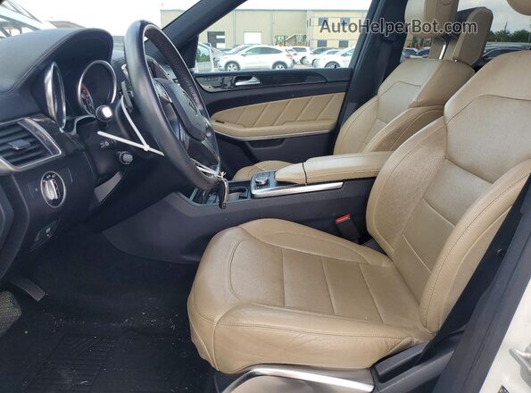 4JGDF7DE4GA659696 2016 MERCEDES-BENZ GL-CLASS White Widok wnętrza z przodu