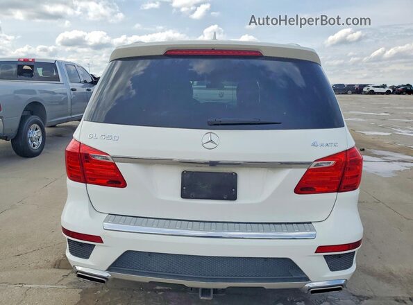4JGDF7DE4GA659696 2016 MERCEDES-BENZ GL-CLASS White Widok z tyłu