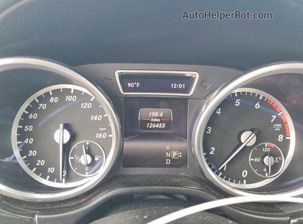 4JGDF7DE4GA659696 2016 MERCEDES-BENZ GL-CLASS White Widok zestawu wskaźników