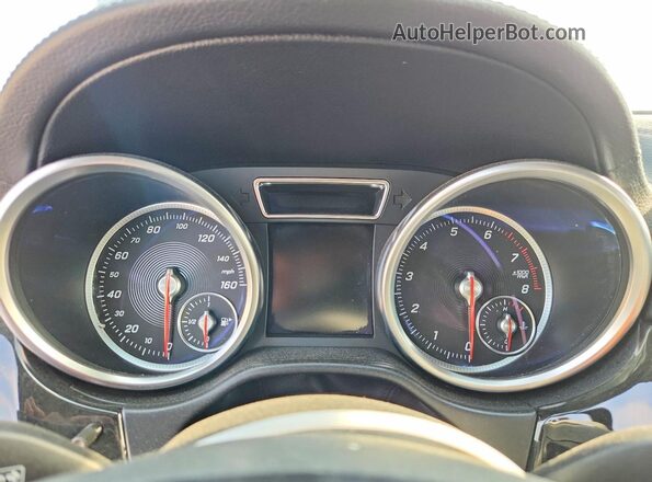 4JGDF7DE4HA942049 2017 MERCEDES-BENZ GLS Silver Vista del cuadro de instrumentos