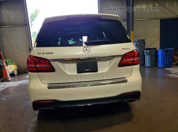 4JGDF7DE4JB040226 2018 MERCEDES-BENZ GLS White Вид ззаду