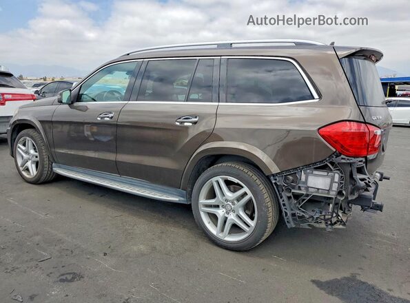 4JGDF7DE5GA639702 2016 MERCEDES-BENZ GL-CLASS Brown Trasero izquierdo