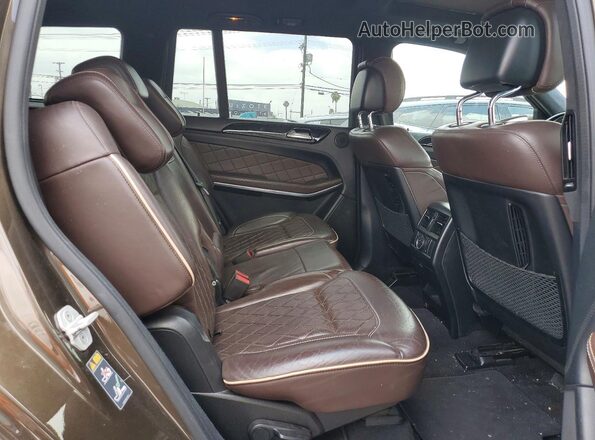 4JGDF7DE5GA639702 2016 MERCEDES-BENZ GL-CLASS Brown Vista interior trasera