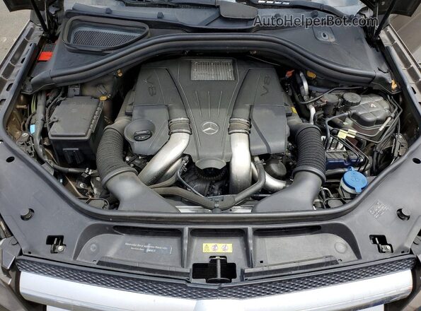 4JGDF7DE5GA639702 2016 MERCEDES-BENZ GL-CLASS Brown Vista del compartimento del motor