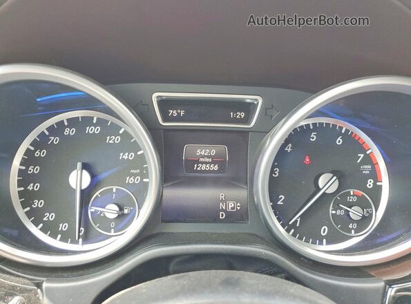 4JGDF7DE5GA639702 2016 MERCEDES-BENZ GL-CLASS Brown Vista del cuadro de instrumentos