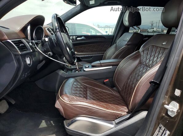4JGDF7DE5GA639702 2016 MERCEDES-BENZ GL-CLASS Brown Vista interior delantera