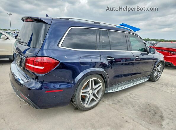 4JGDF7DE5HA850965 2017 MERCEDES-BENZ GLS Blue Tył prawy