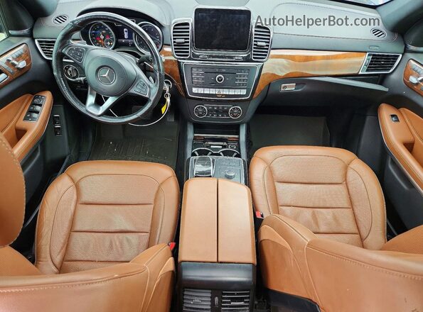 4JGDF7DE5HA850965 2017 MERCEDES-BENZ GLS Blue Widok deski rozdzielczej