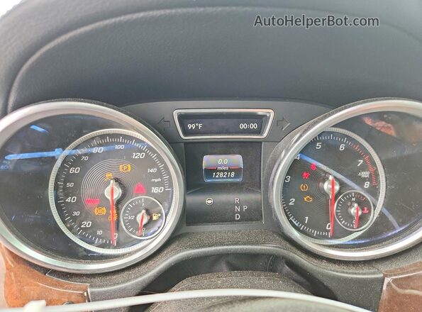 4JGDF7DE5HA850965 2017 MERCEDES-BENZ GLS Blue Widok zestawu wskaźników