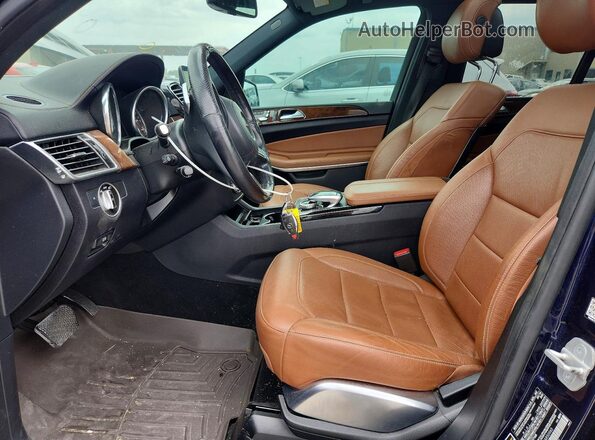 4JGDF7DE5HA850965 2017 MERCEDES-BENZ GLS Blue Widok wnętrza z przodu