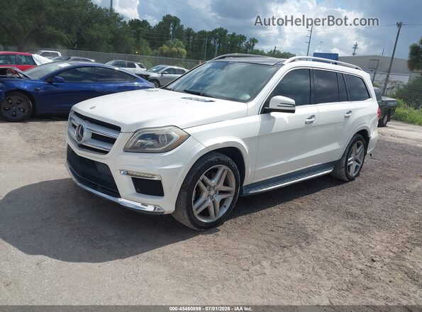 4JGDF7DE6GA642656 2016 MERCEDES-BENZ GL 550 White წინა მარცხენა ხედი სამი მეოთხედიდან