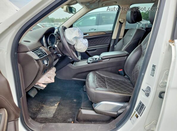 4JGDF7DE9KB211859 2019 MERCEDES-BENZ GLS White Widok wnętrza z przodu