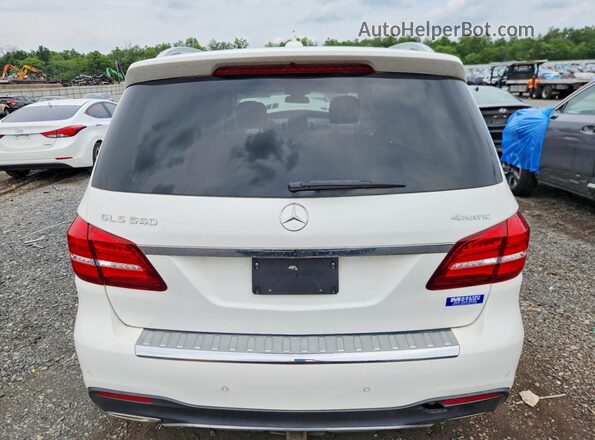 4JGDF7DE9KB211859 2019 MERCEDES-BENZ GLS White Widok z tyłu