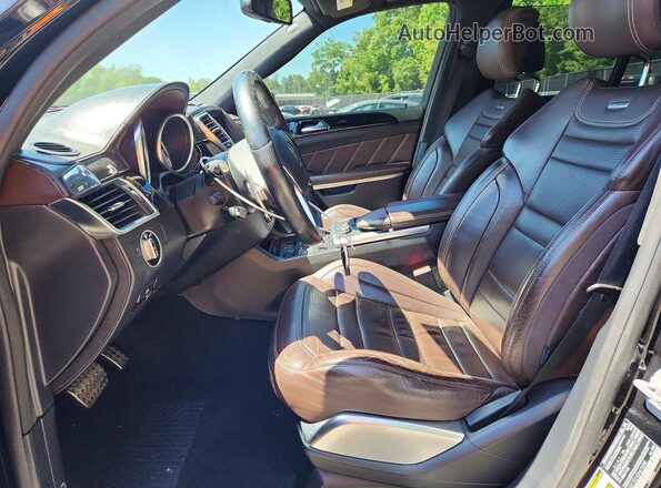 4JGDF7EE4GA673080 2016 MERCEDES-BENZ GL-CLASS Black Vista interior delantera