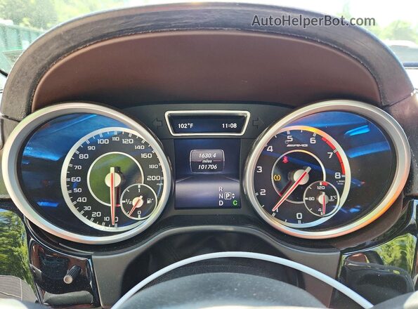 4JGDF7EE4GA673080 2016 MERCEDES-BENZ GL-CLASS Black Vista del cuadro de instrumentos