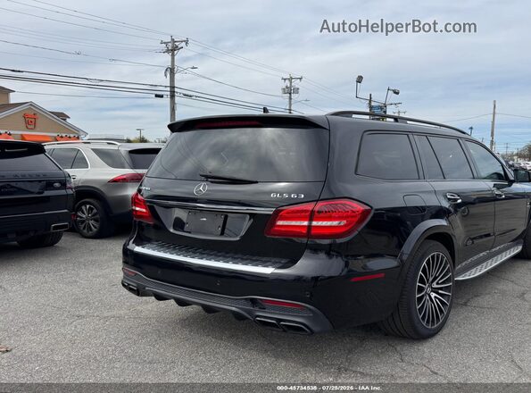 4JGDF7FE1HA888092 2017 MERCEDES-BENZ AMG GLS 63 Черный Задняя правая четверть