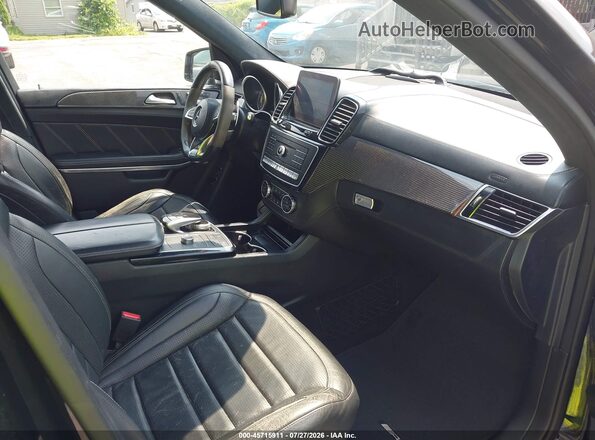 4JGDF7FE9HA771277 2017 MERCEDES-BENZ AMG GLS 63 Black Widok wnętrza z przodu