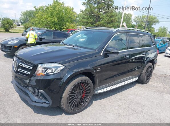 4JGDF7FE9HA771277 2017 MERCEDES-BENZ AMG GLS 63 Black Przód lewy