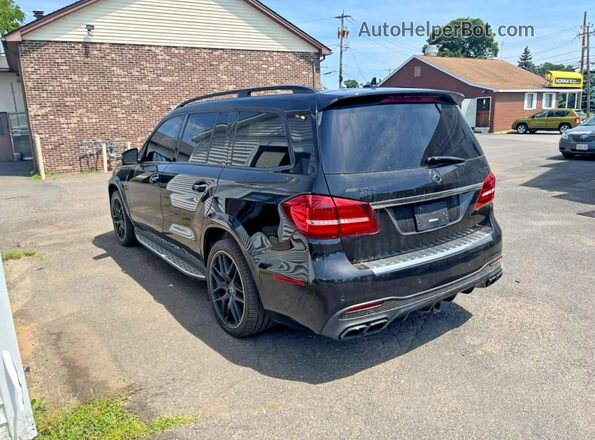 4JGDF7FEXHA781283 2017 MERCEDES-BENZ GLS Black უკანა მარცხენა