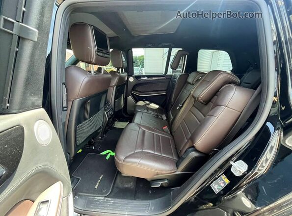 4JGDF7FEXHA781283 2017 MERCEDES-BENZ GLS Black წინა სალონის ხედი