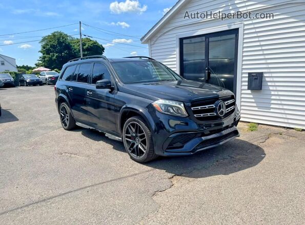 4JGDF7FEXHA781283 2017 MERCEDES-BENZ GLS Black წინა მარჯვენა