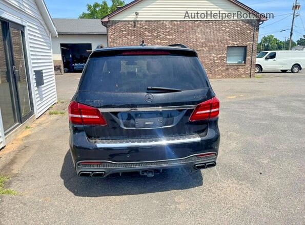 4JGDF7FEXHA781283 2017 MERCEDES-BENZ GLS Black წინა ხედი