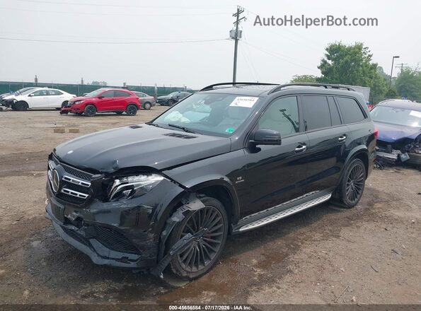 4JGDF7FEXHA787276 2017 MERCEDES-BENZ AMG GLS 63 Black Առջևի ձախ երեք քառորդ տեսարան