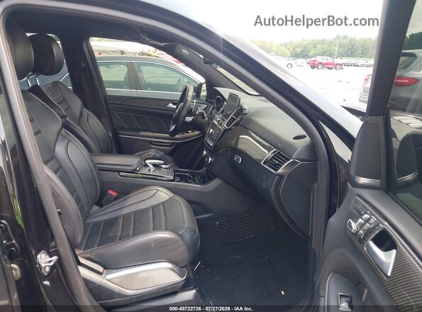 4JGDF7FEXJB128355 2018 MERCEDES-BENZ AMG GLS 63 Black Front interior view