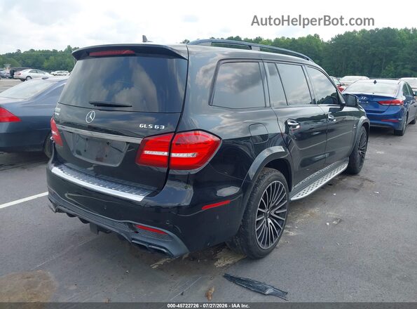 4JGDF7FEXJB128355 2018 MERCEDES-BENZ AMG GLS 63 Black Rear right