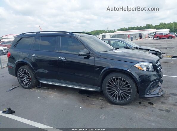 4JGDF7FEXJB128355 2018 MERCEDES-BENZ AMG GLS 63 Black Rear interior view