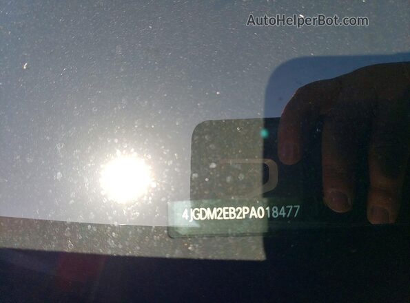 4JGDM2EB2PA018477 2023 MERCEDES-BENZ EQS Gray Engine compartment view