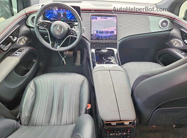 4JGDM2EB7PA024940 2023 MERCEDES-BENZ EQS Silver წინა პანელის ხედი