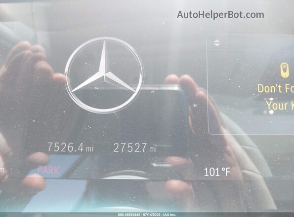 4JGDM4EB7PA021712 2023 MERCEDES-BENZ EQS 580 SUV White უკანა სავარძლების ხედი