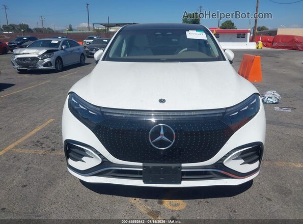 4JGDM4EB7PA021712 2023 MERCEDES-BENZ EQS 580 SUV White ხელსაწყოთა პანელის ხედი