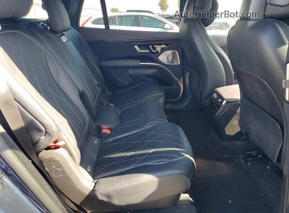 4JGDM4EB9PA014793 2023 MERCEDES-BENZ EQS Blue Rear seats view