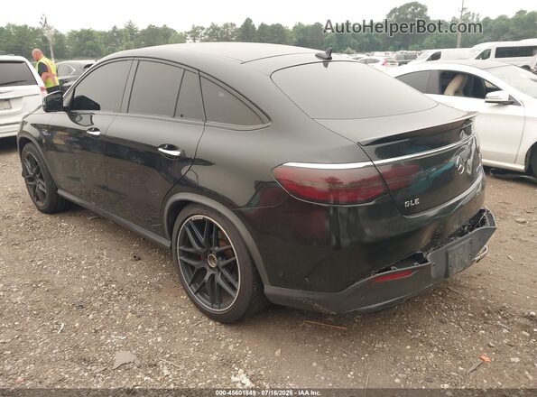 4JGED6EB0GA012558 2016 MERCEDES-BENZ GLE 450 AMG COUPE Черный Задняя левая четверть