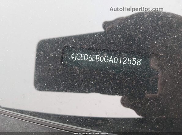 4JGED6EB0GA012558 2016 MERCEDES-BENZ GLE 450 AMG COUPE Черный 