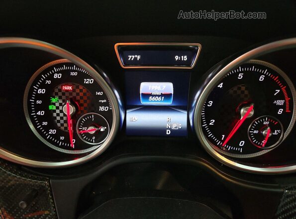 4JGED6EB0GA025858 2016 MERCEDES-BENZ GLE Black ხელსაწყოთა პანელის ხედი