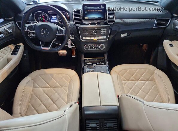 4JGED6EB0GA025858 2016 MERCEDES-BENZ GLE Black წინა პანელის ხედი