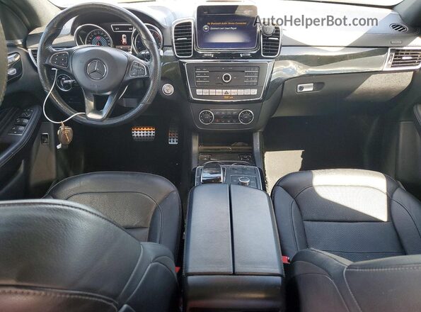 4JGED6EB0JA124073 2018 MERCEDES-BENZ GLE Black Dashboard view