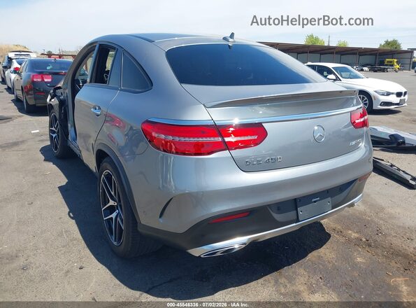 4JGED6EB4GA018394 2016 MERCEDES-BENZ GLE 450 AMG COUPE Gray Trasero izquierdo