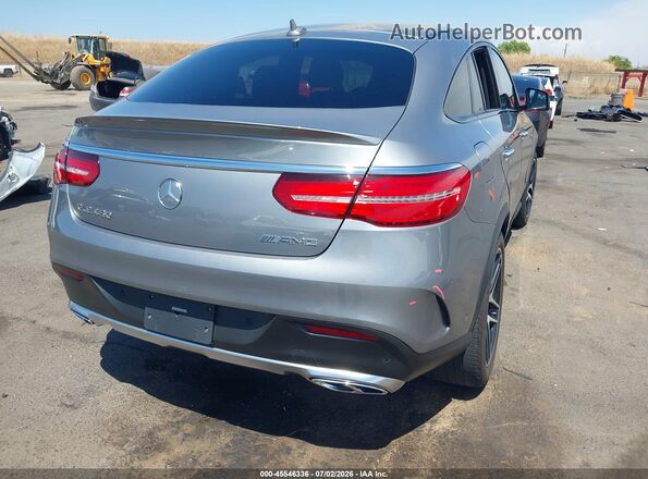 4JGED6EB4GA018394 2016 MERCEDES-BENZ GLE 450 AMG COUPE Gray Trasero derecho